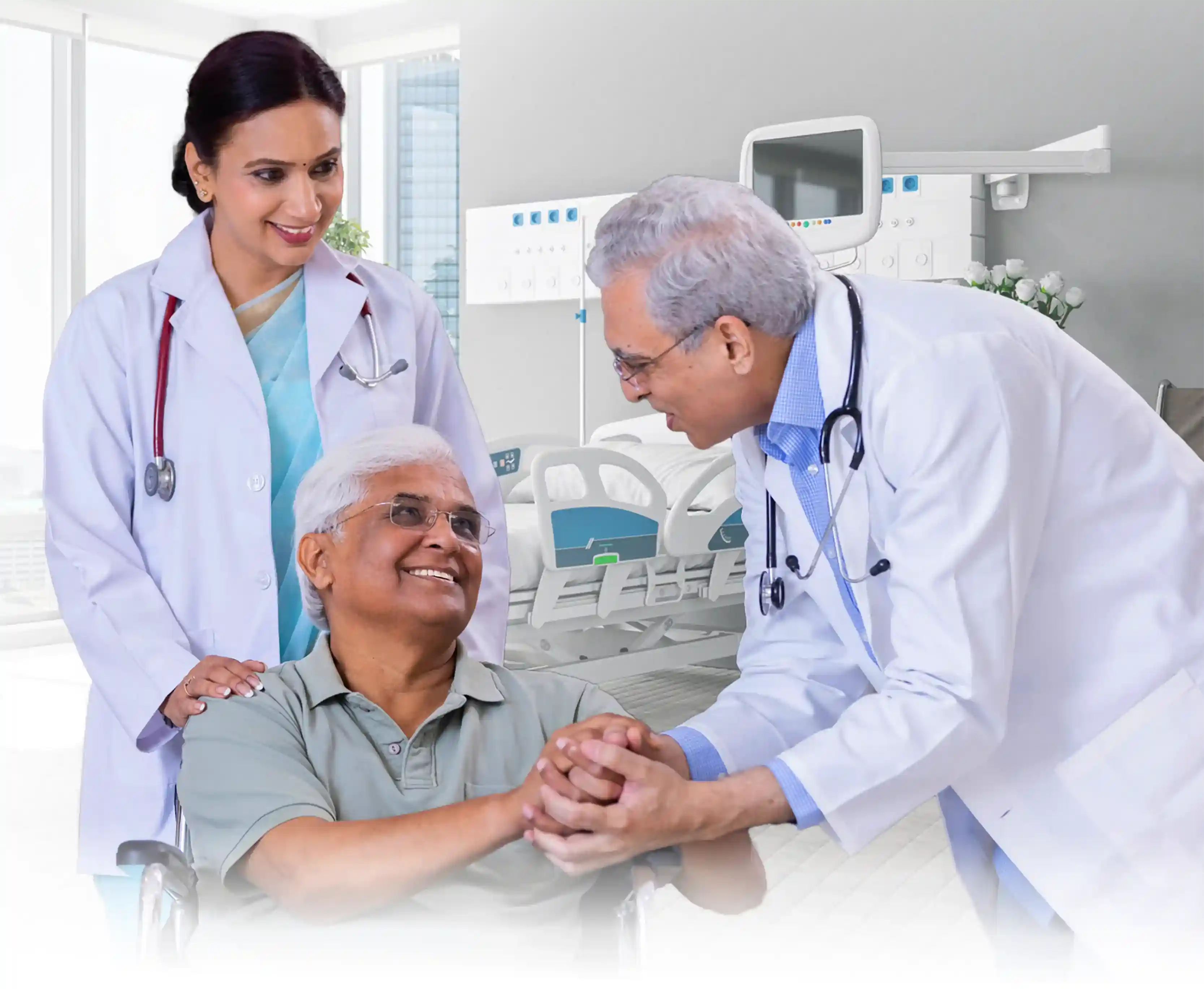 Premium healthcare branding image